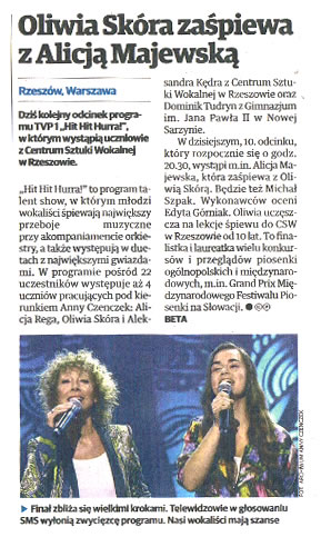 Nowieny 23 listopada 2016 hita hit hura Oliwia Skora Alicja Majewska.jpg